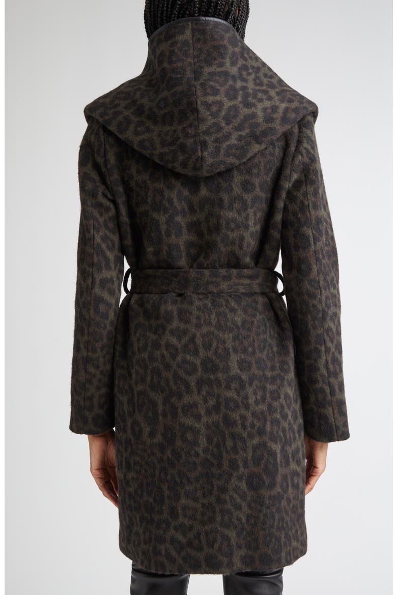 Joan Animal Print Coat, Alternate, color, DEEP OLIVE ANIMAL