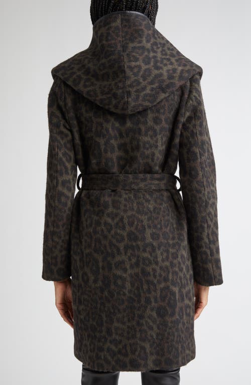 Ramy Brook Joan Animal Print Coat In Black
