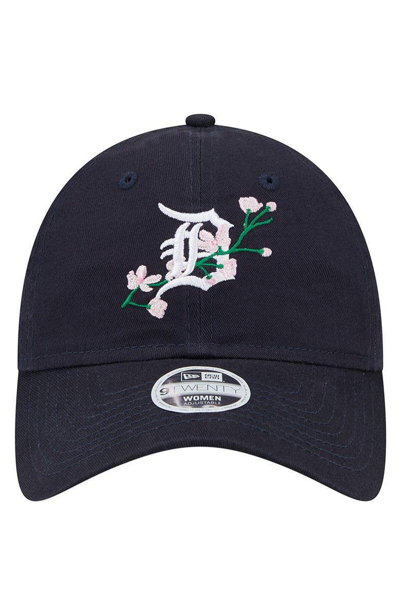 New Era Women's New Era  Navy Detroit Tigers Logo Blossom Spring Training 9TWENTY Adjustable Hat, Alternate, color, 