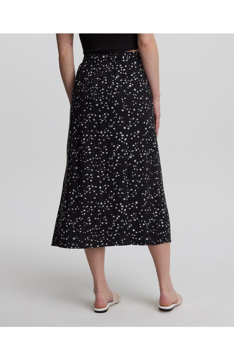 tentree Yaletown Skirt, Alternate, color, Meteorite Black/Bloom Floral