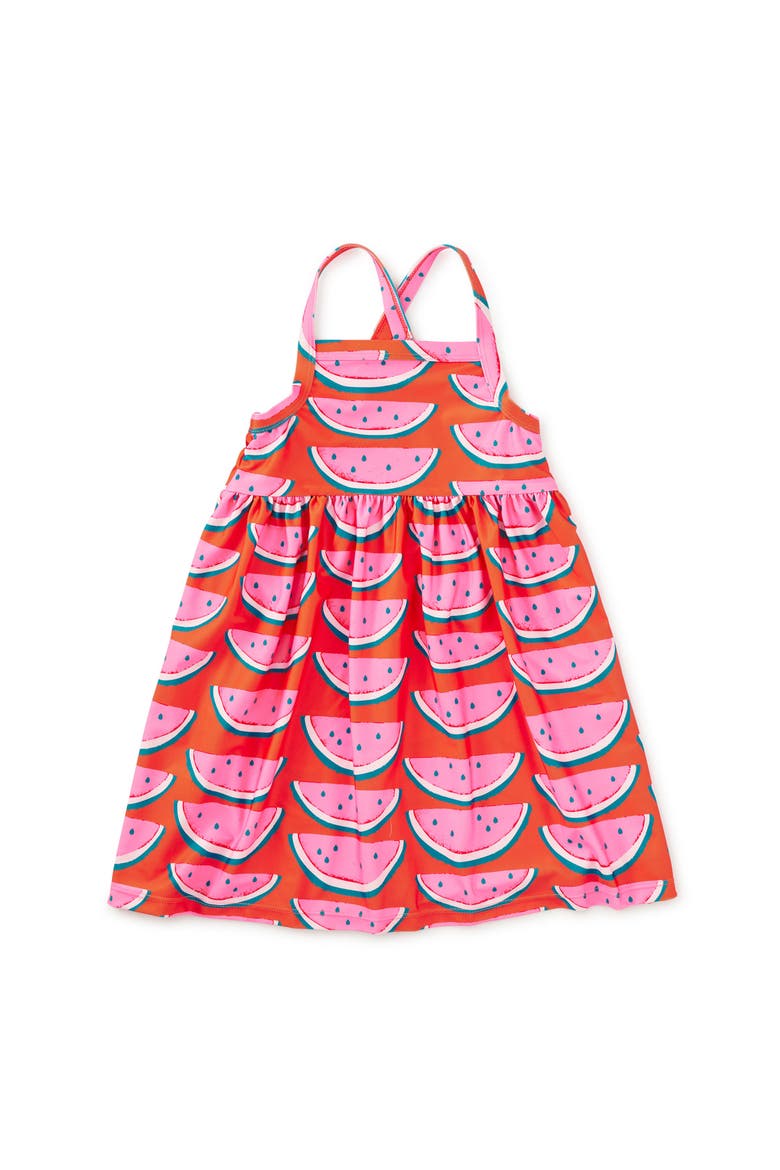 Strappy Sun Dress, Main, color, Watermelon Slices