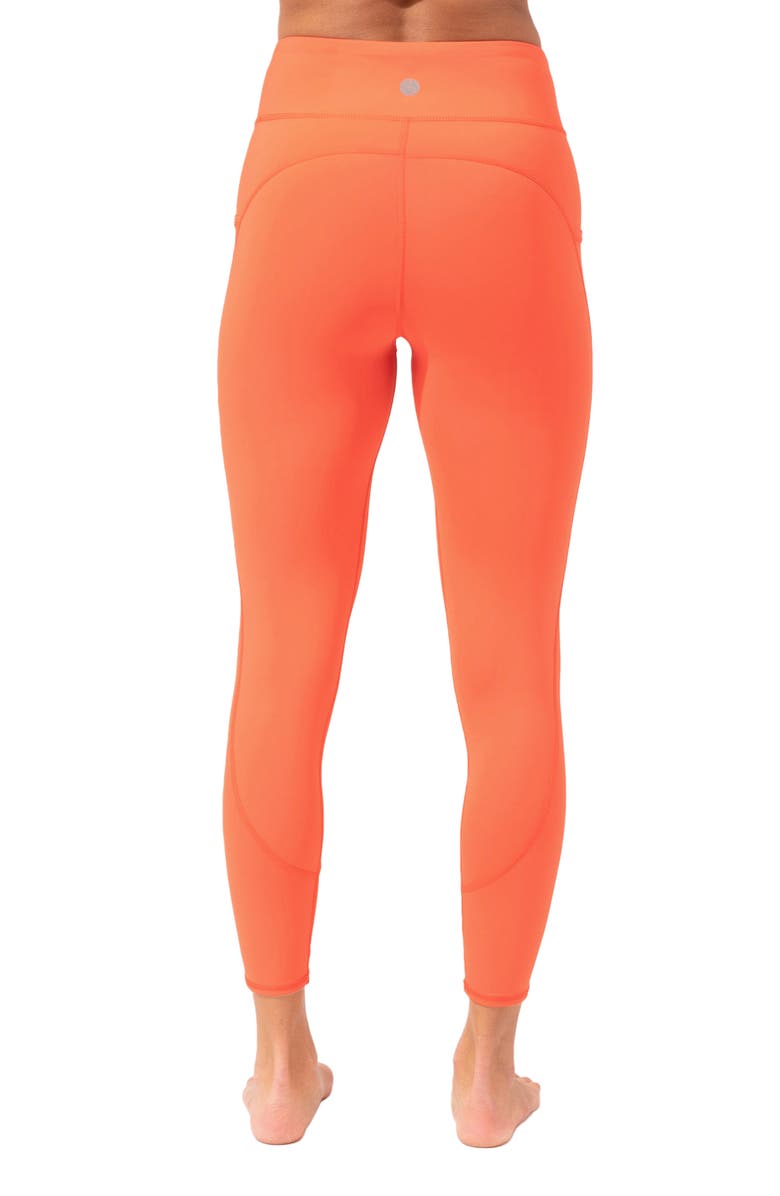 Threads 4 Thought Rita High Waist Pocket Leggings, Alternate, color, Tango