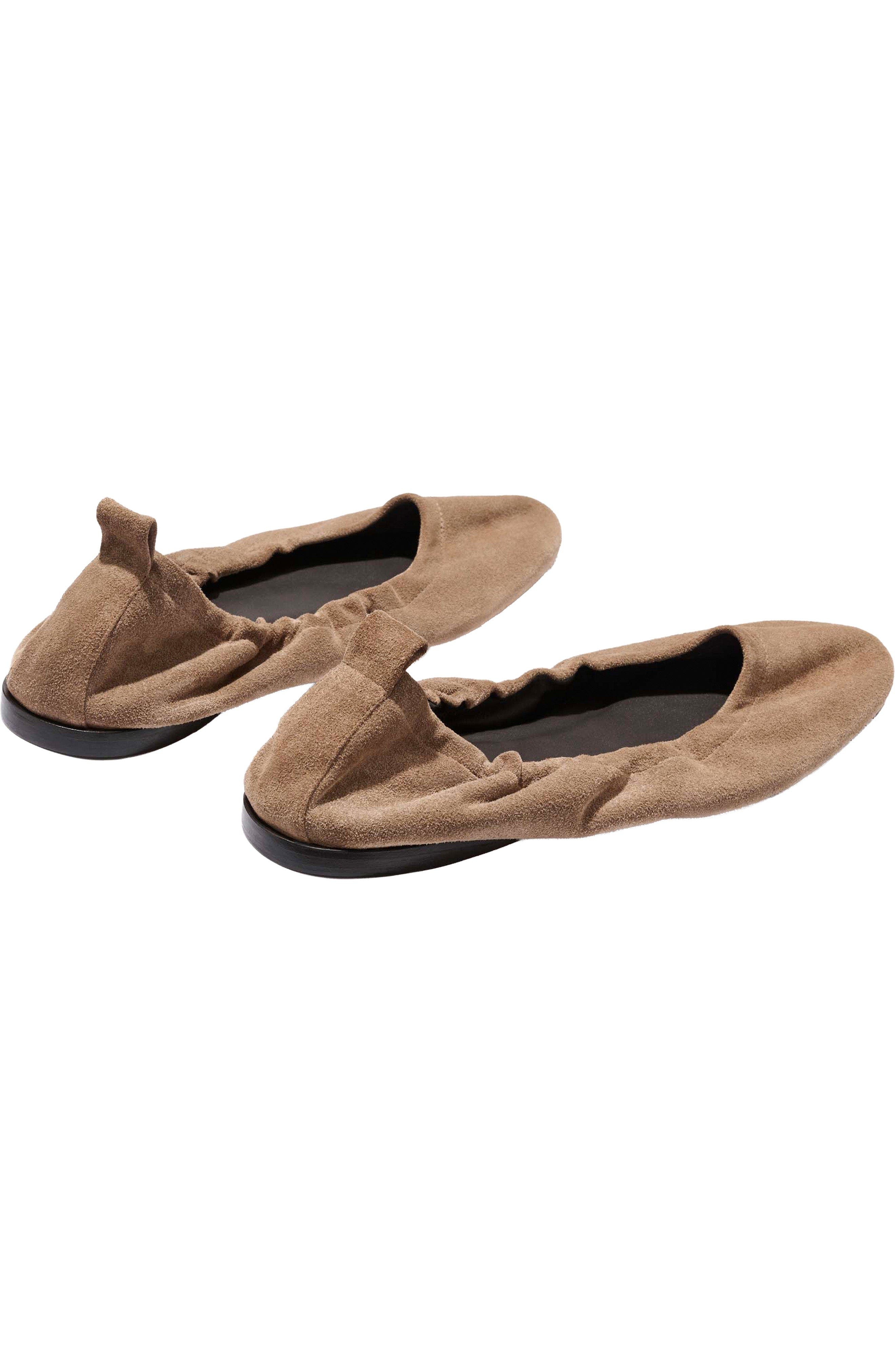The Pascale Flat, Alternate, color, Cappuccino Suede