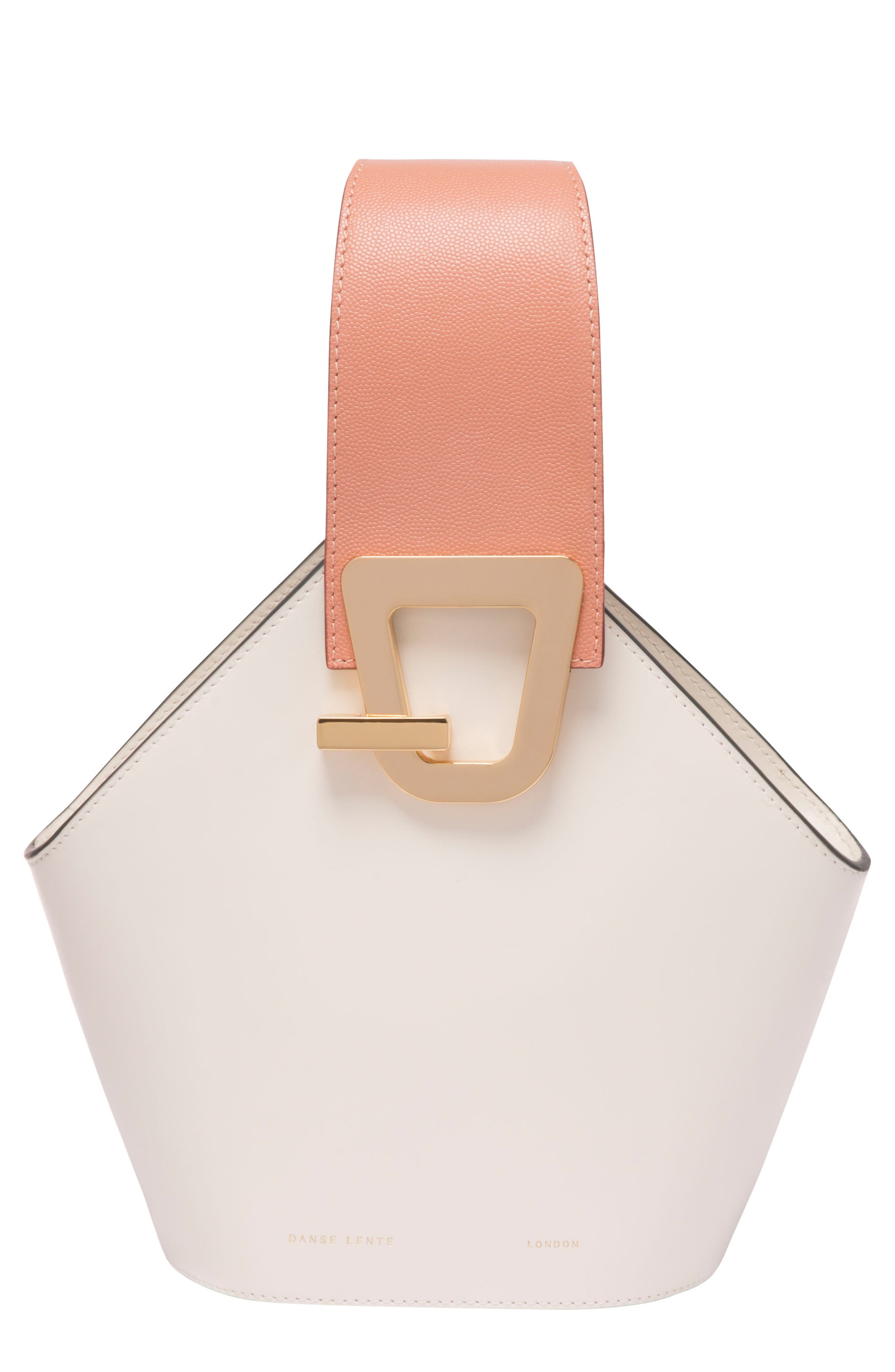 Danse Lente Mini Johnny Leather Bucket Bag, Main, color, 