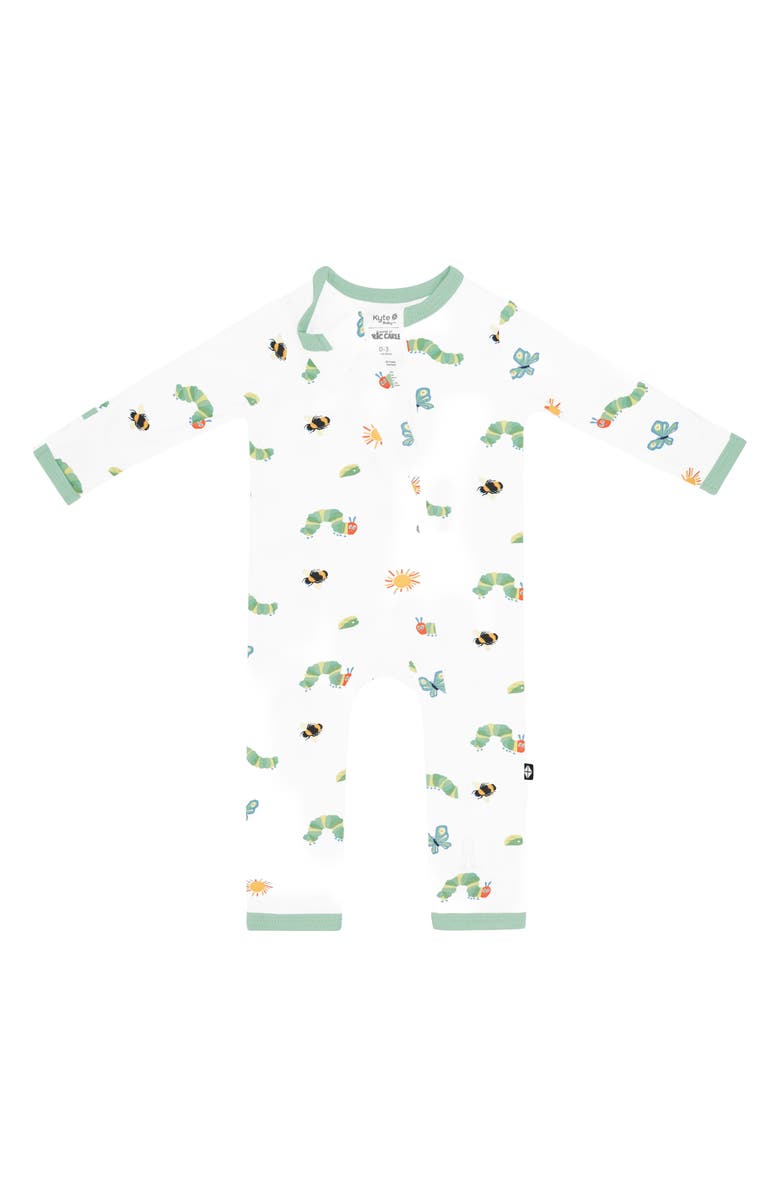 Kyte BABY 'The Very Hungry Caterpillar' Zip-Up Romper, Alternate, color, The Very Hungry Caterpillar
