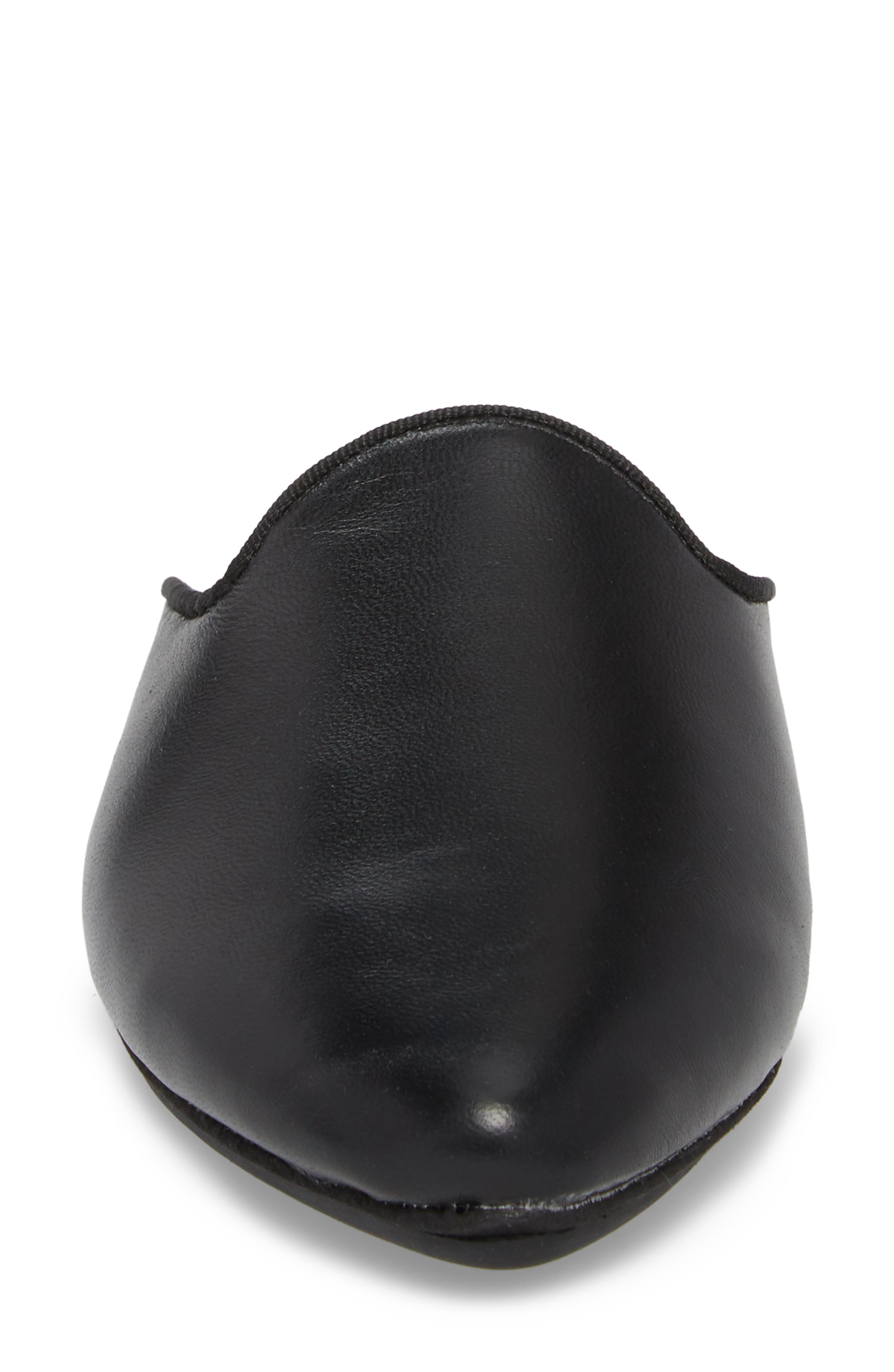 Vidi Mule, Alternate, color, BLACK LEATHER
