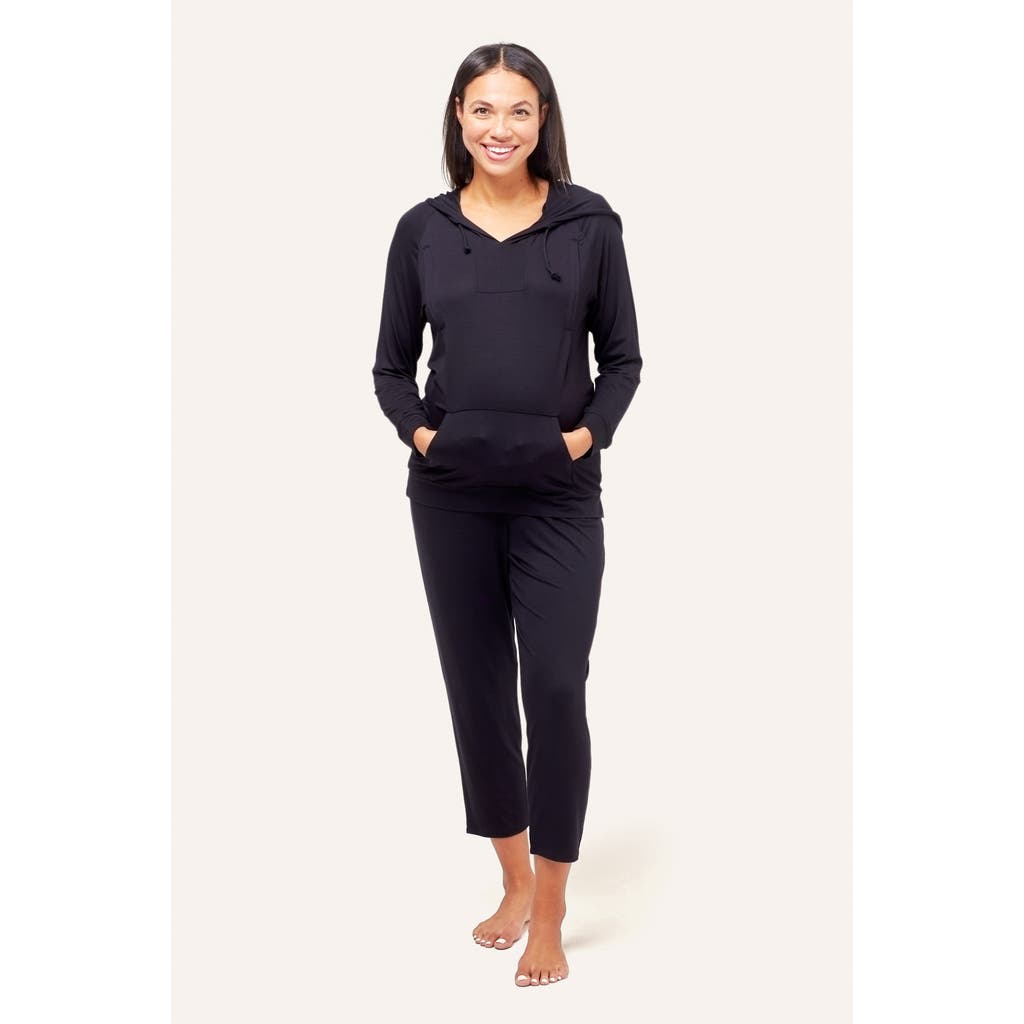 Nom Maternity Simone Maternity & Nursing Soft Hoodie In Multi