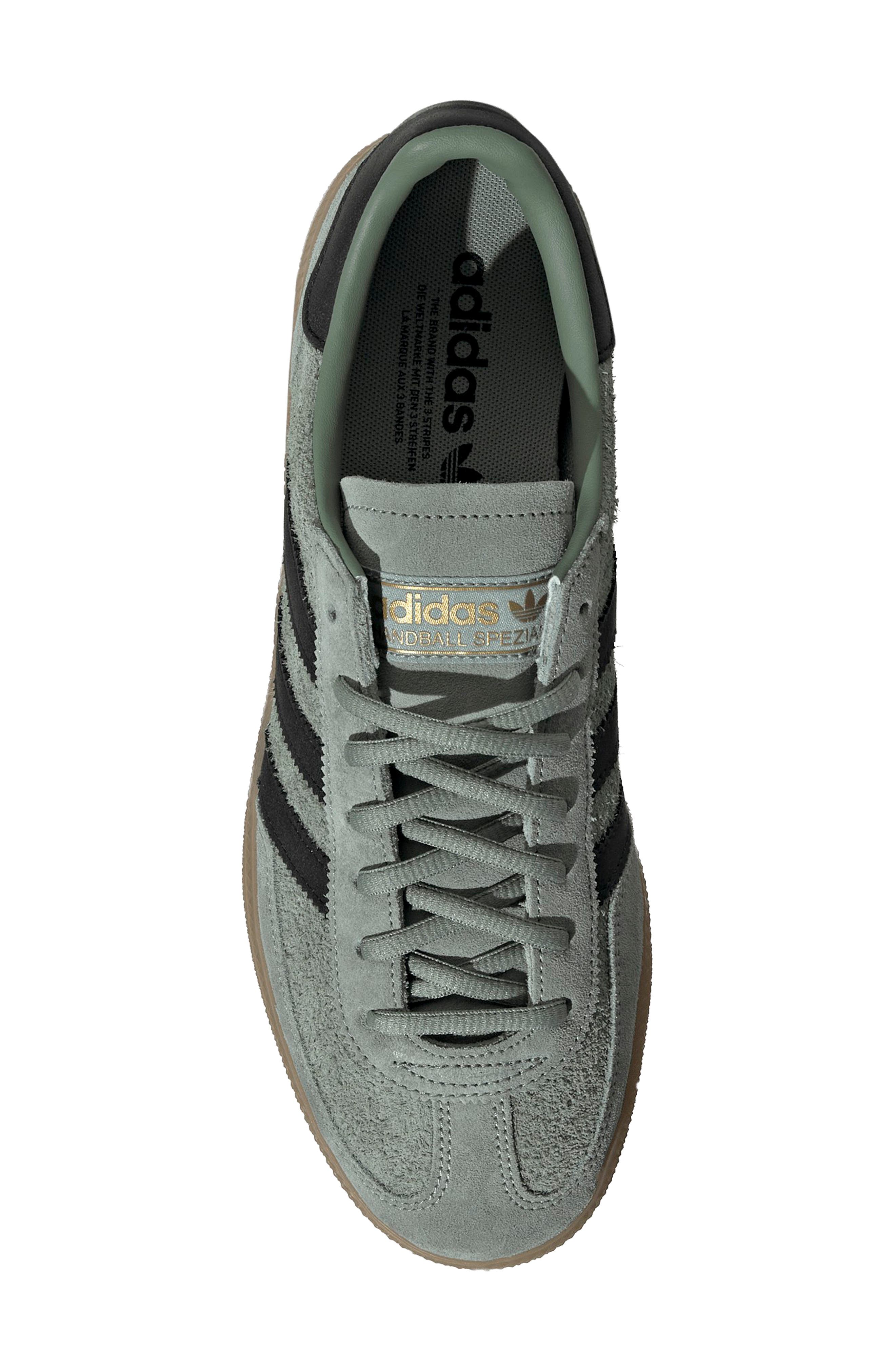 Gender Inclusive Handball Spezial Sneaker, Alternate, color, SILVER GREEN/ CORE BLACK/ GUM4
