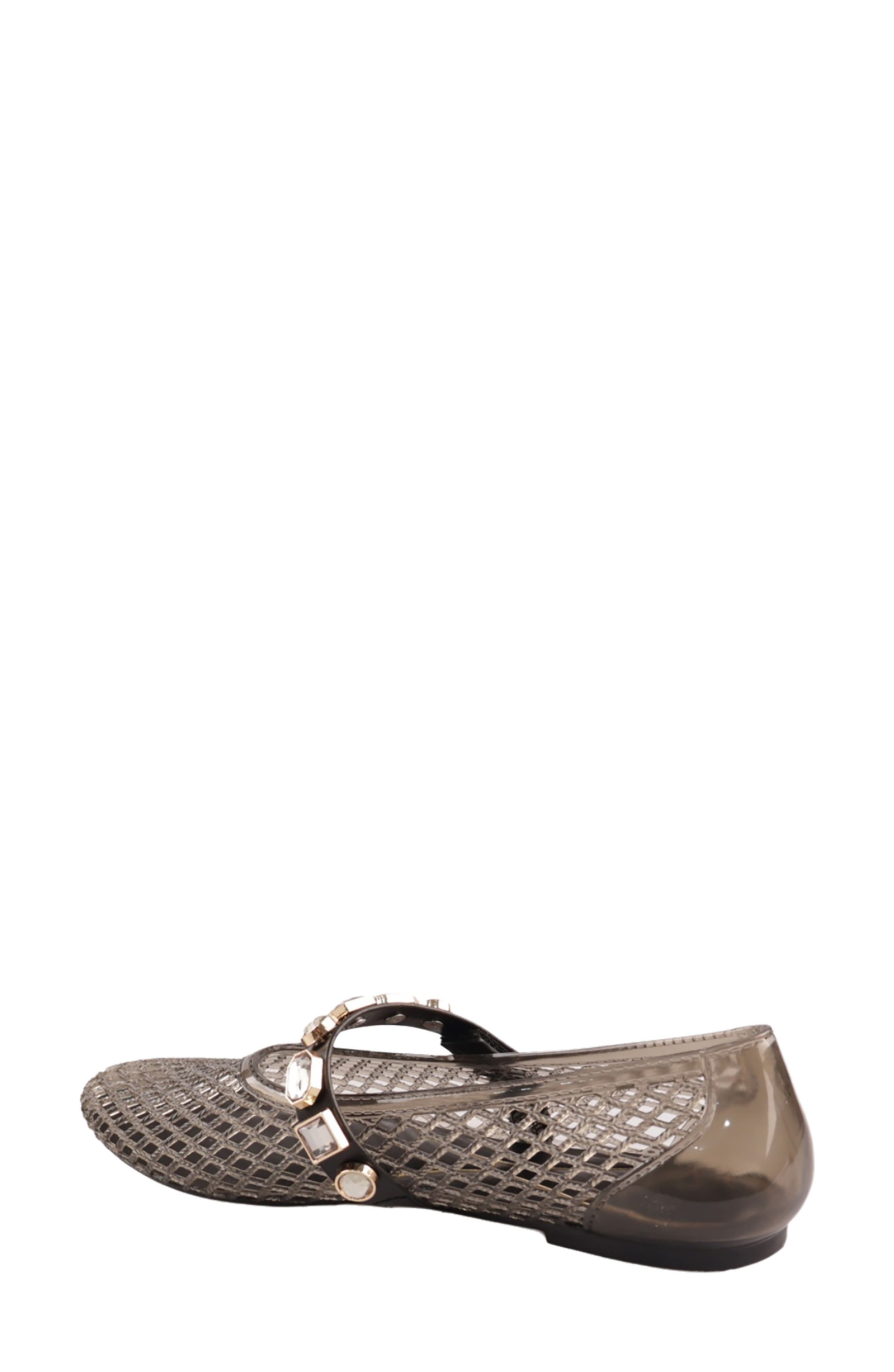 Kenneth Cole Jazzy Jelly Flat, Alternate, color, Smoke
