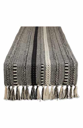 Design Imports Braided Stripe Table Runner