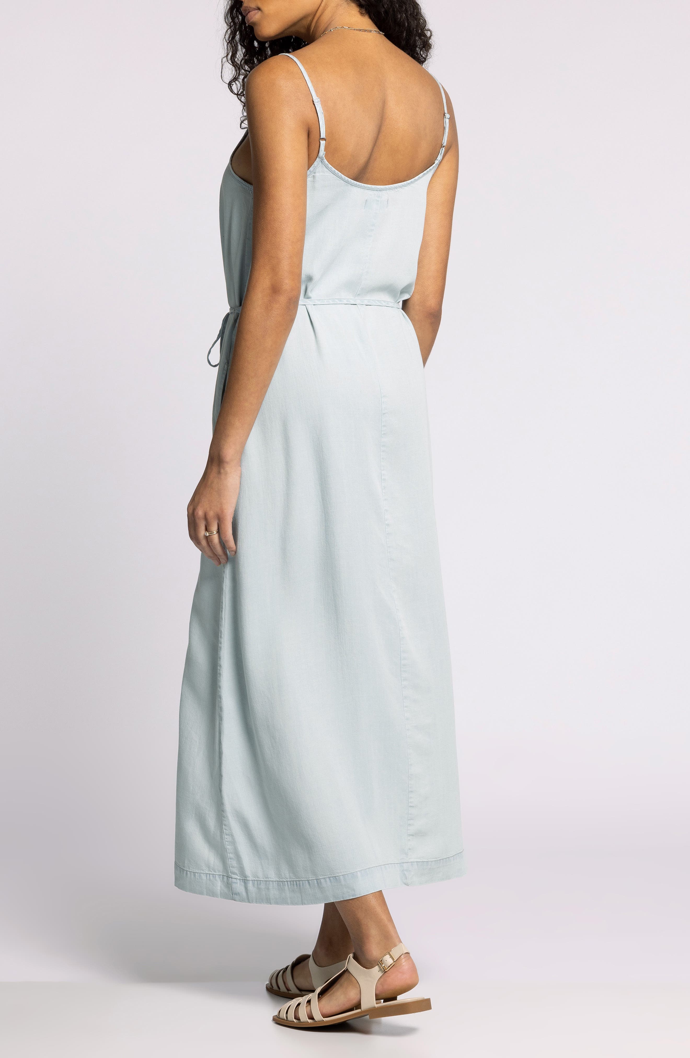 Lyra Chambray Maxi Dress - image 2
