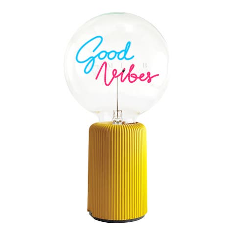 Good Vibes Portable Table Lamp