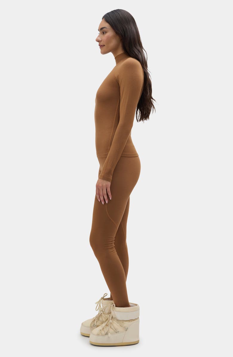 Halfdays Ruth Base Layer Leggings, Alternate, color, Nuthatch