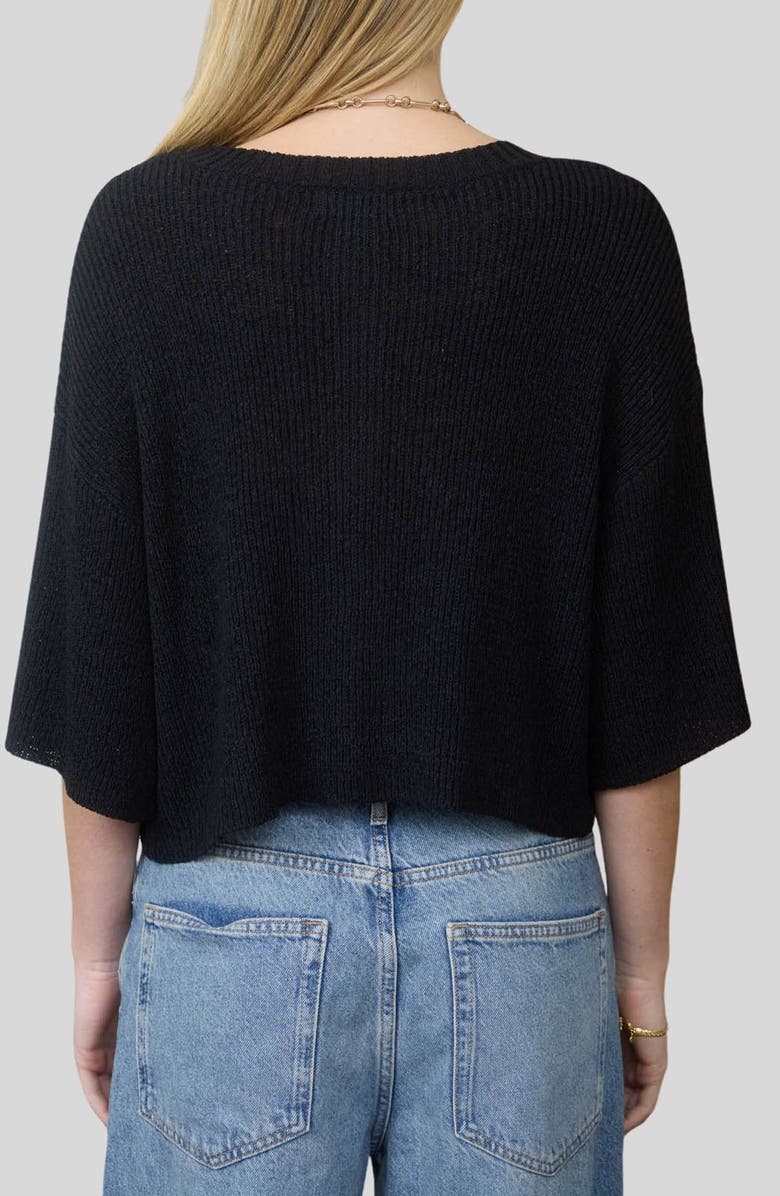 Blu Pepper Three-Quarter Sleeve Cardigan, Alternate, color, 