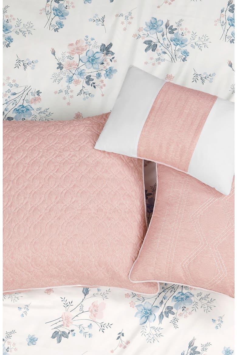 Clarie Floral Rose Comforter Set, Alternate, color, FLORAL