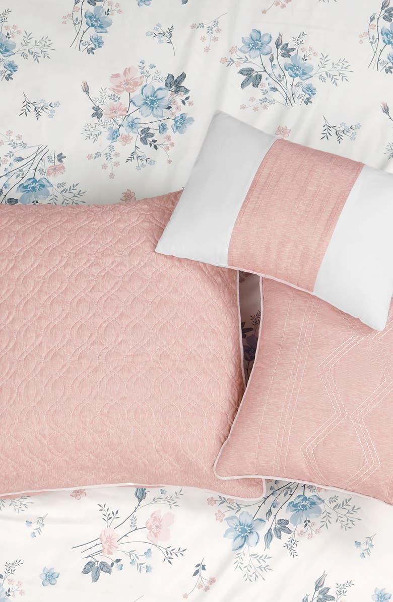 Lucky Brand Clarie Floral Rose Comforter Set, Alternate, color, Floral