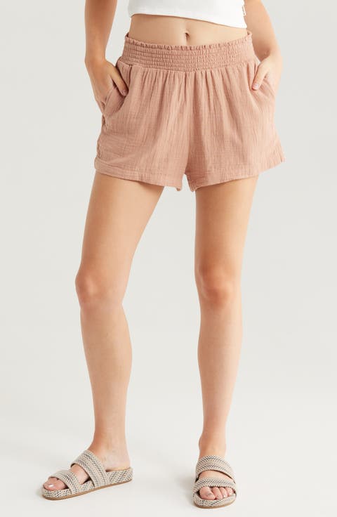 In the Waves Cotton Gauze Shorts