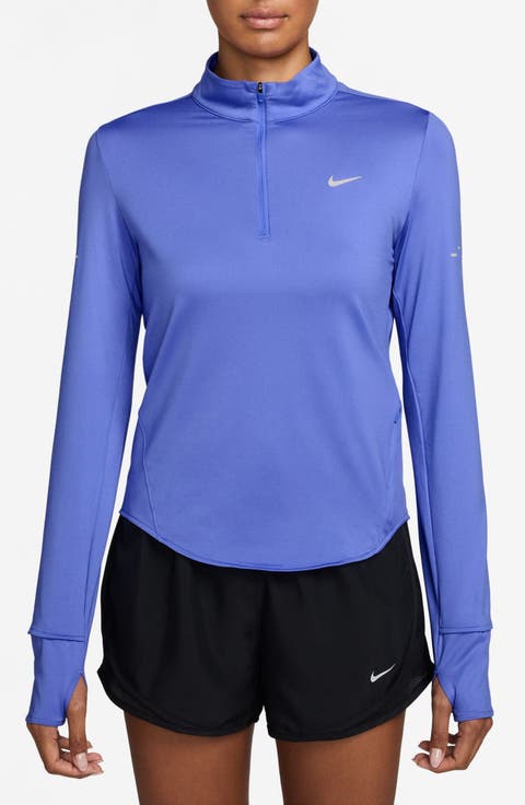 Swift Dri-FIT UV Half Zip Running Top