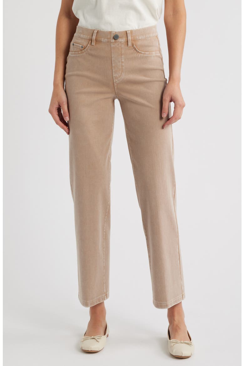Recess Straight Ankle Knit Jeans, Main, color, WASHED BURRO