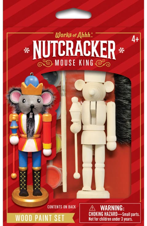 Nutcracker Mouse King Ornament Paint Kit