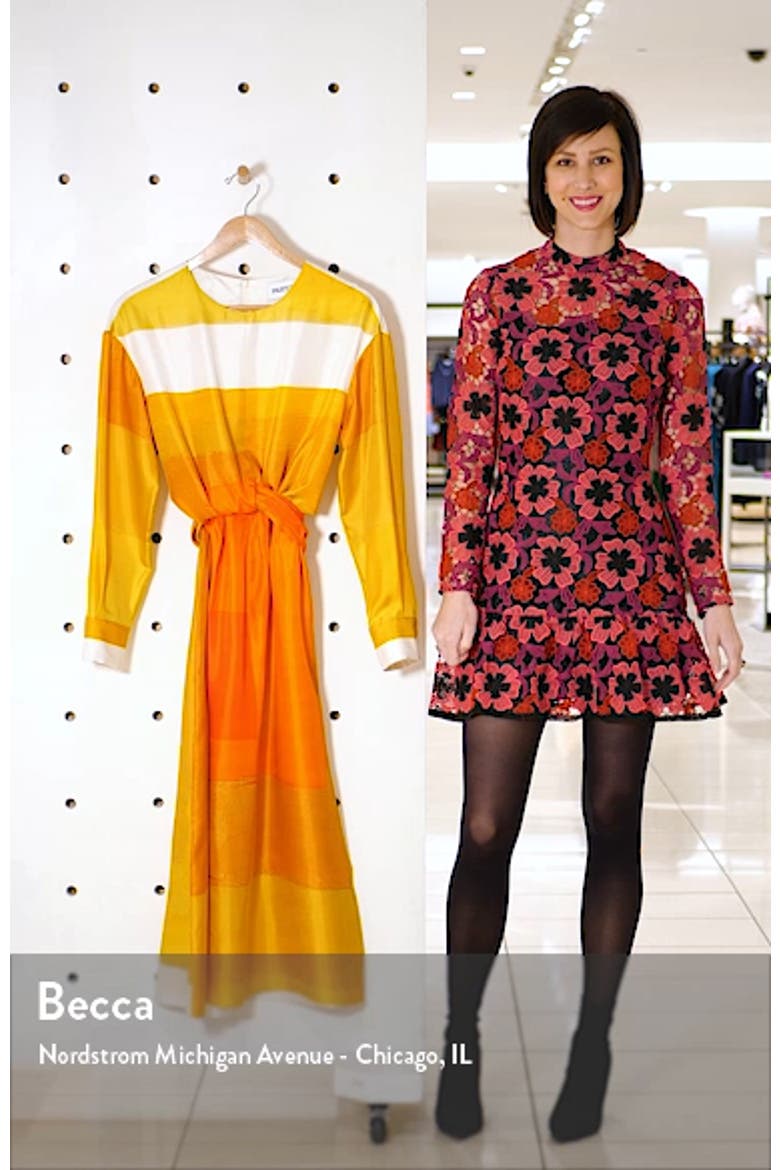 Magnolia Long Sleeve Silk Twill Dress video