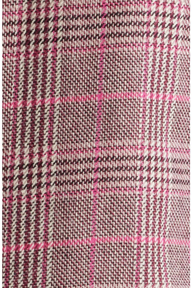 Tori Plaid Double Breasted Blazer, Alternate, color, PURPLE