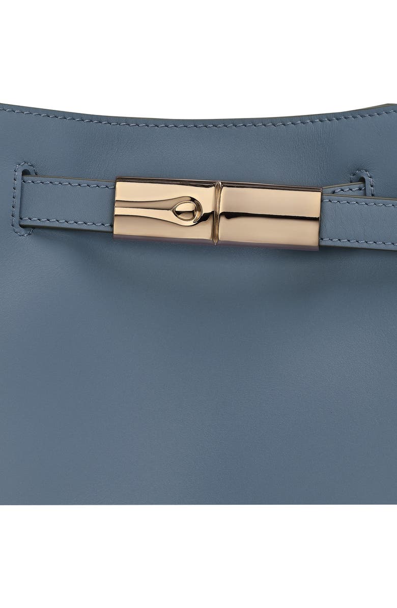 Longchamp Le Roseau Smart Leather Hobo Bag, Alternate, color, Slate