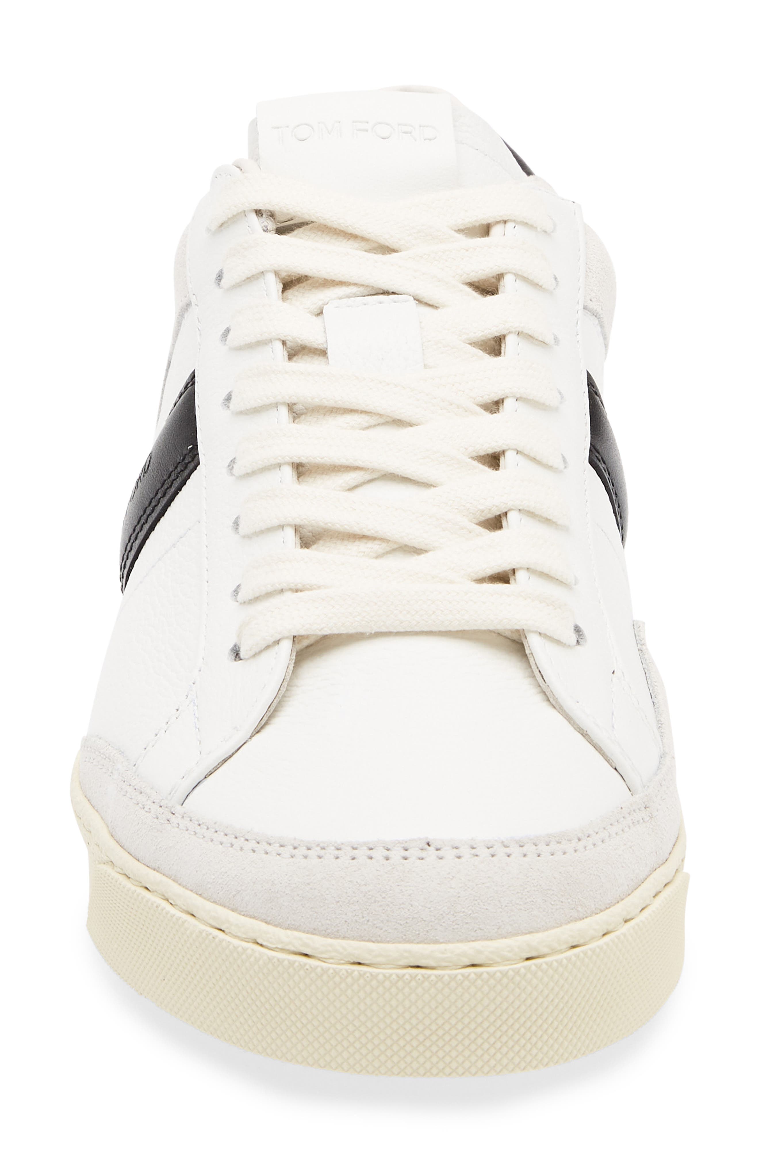 TOM FORD Low Top Sneaker, Alternate, color, White/ Cream