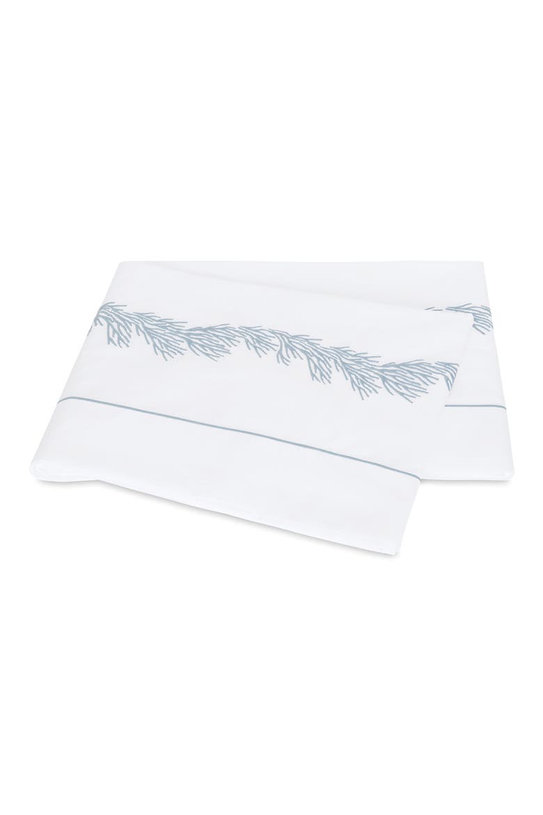 Atoll Flat Sheet, Main, color, WEDGWOOD