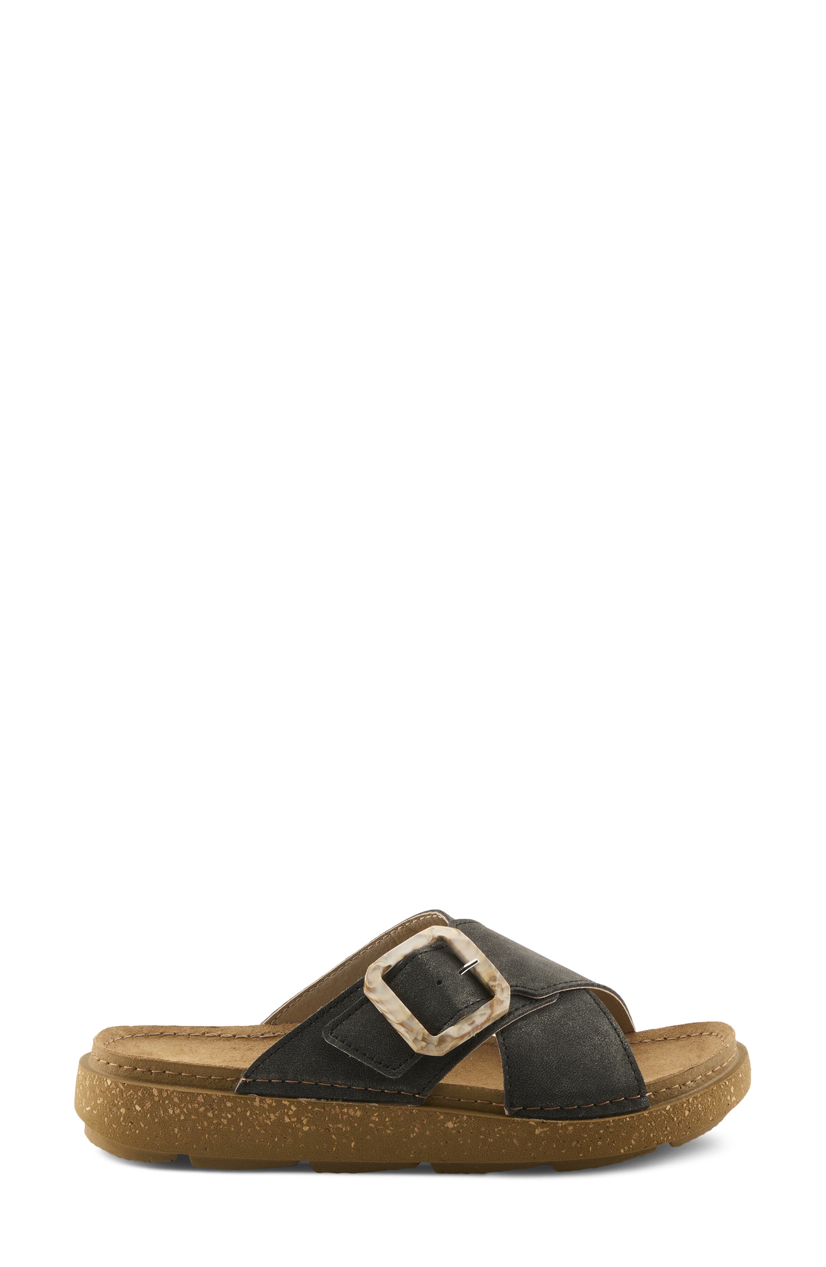 Flexus by Spring Step Aspa Slide Sandal, Alternate, color, Black