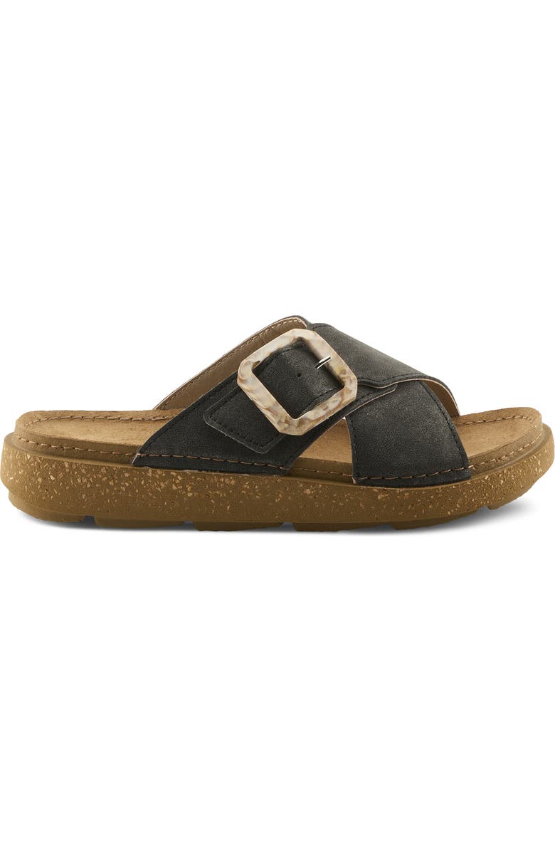 Flexus by Spring Step Aspa Slide Sandal, Alternate, color, Black