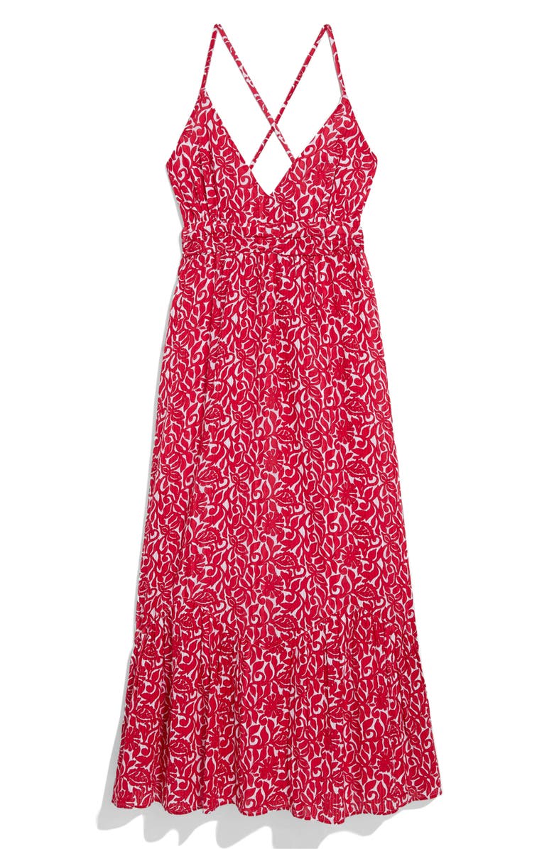 vineyard vines Sconset Cotton Seersucker Maxi Sundress, Alternate, color,