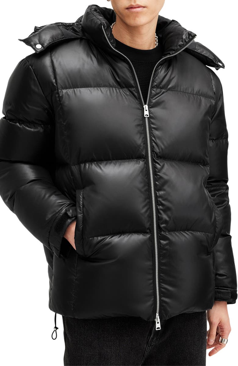 AllSaints Lupin Puffer Jacket, Alternate, color,