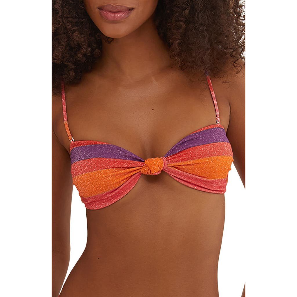 Vix Paula Hermanny Heatwave Jessie Bandeau Bikini Top In Multi
