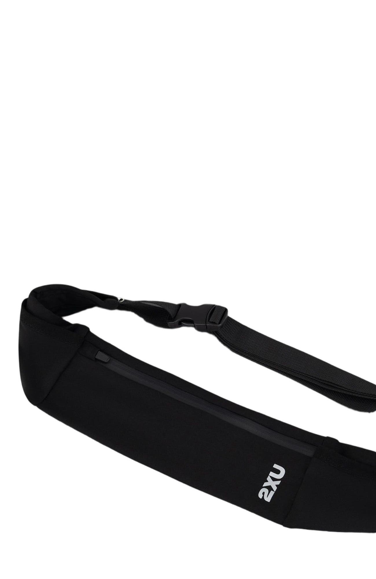 2XU Run Belt, Alternate, color, Black/Black