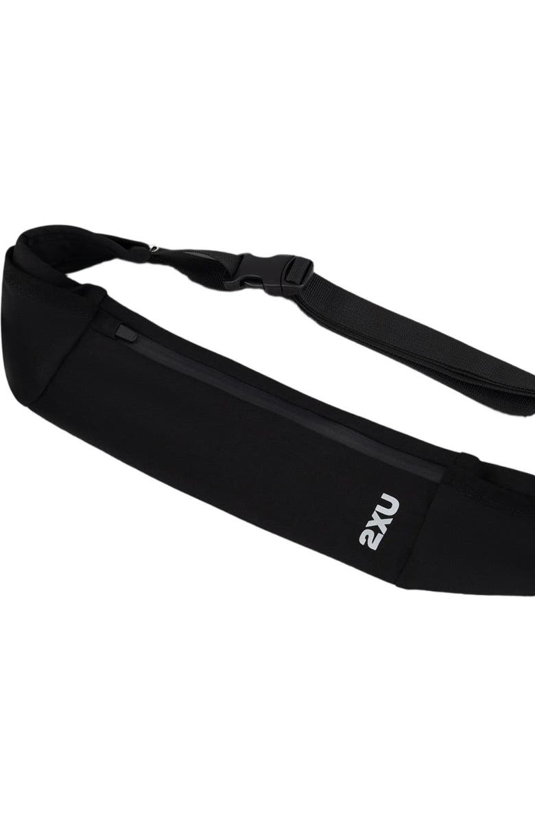 2XU Run Belt, Alternate, color, Black/Black