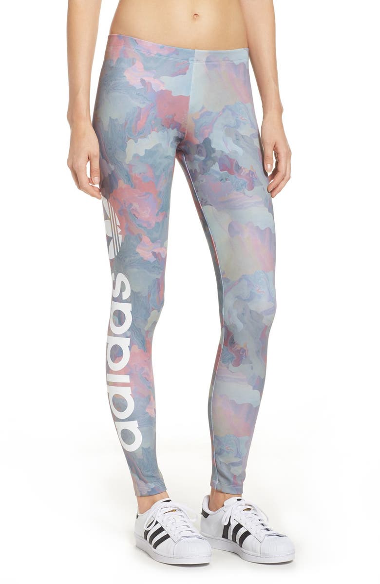 adidas Originals Logo Leggings, Main, color,