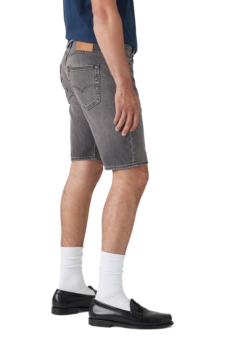 Levi's<sup>®</sup> 501<sup>®</sup> Original Fit Lightweight Denim Shorts, Alternate, color, Dark Lane Shorts