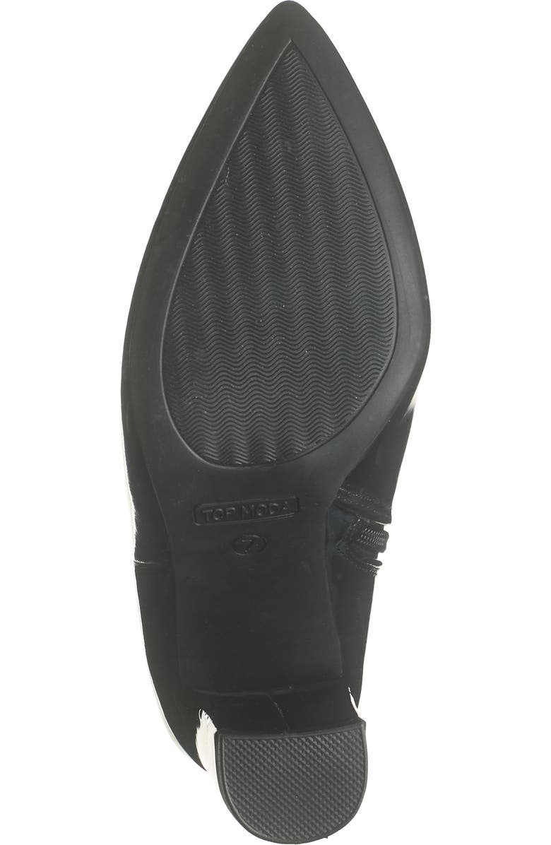 TOP GUY SHOES TOP GUY Brazil Patent Block Heel Bootie, Alternate, color,