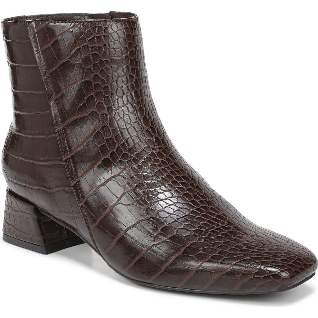 Naturalizer Hadley Square Toe Bootie In Animal Print