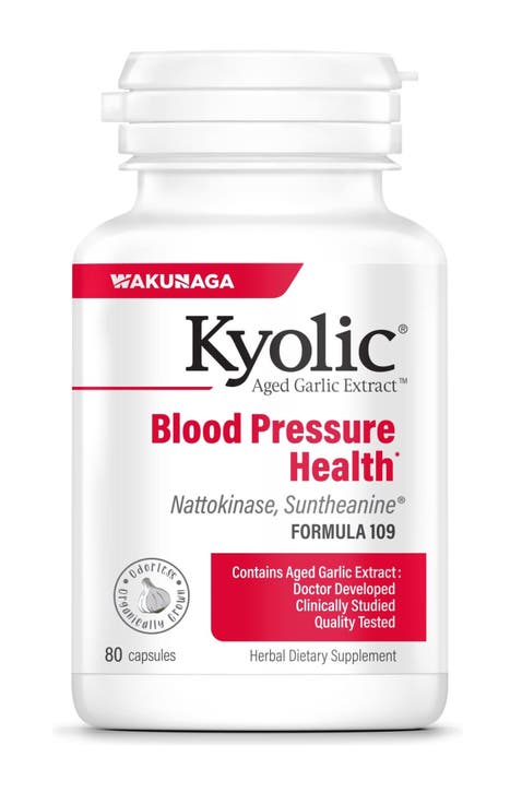 Aged Garlic Extract Supplement for Blood Pressure and Cardiovascular Health Support(40 servings)