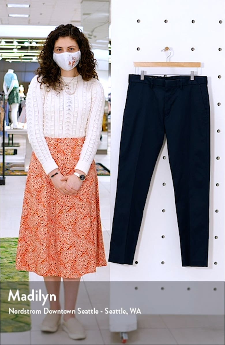 Men's Athletic Fit Leg Non-Iron Chinos, sales video thumbnail