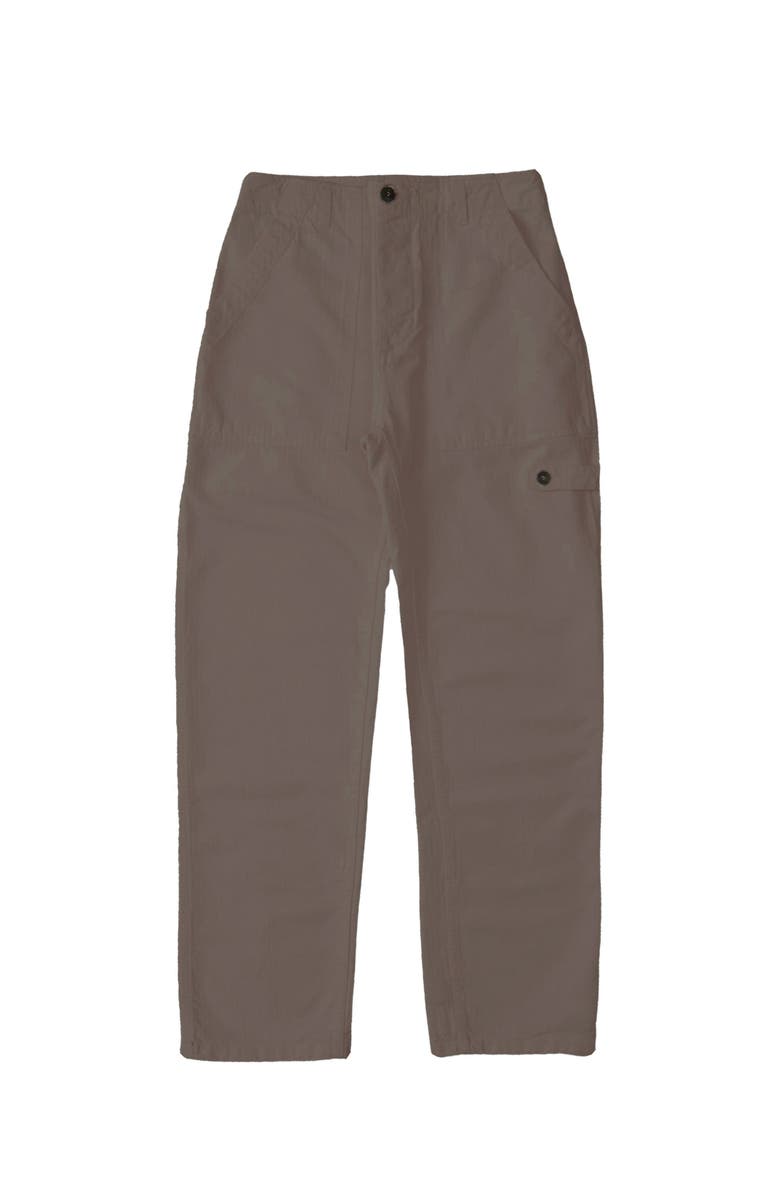 Fortela Jerryt Gabardine Fatigue Trousers, Main, color, Brown
