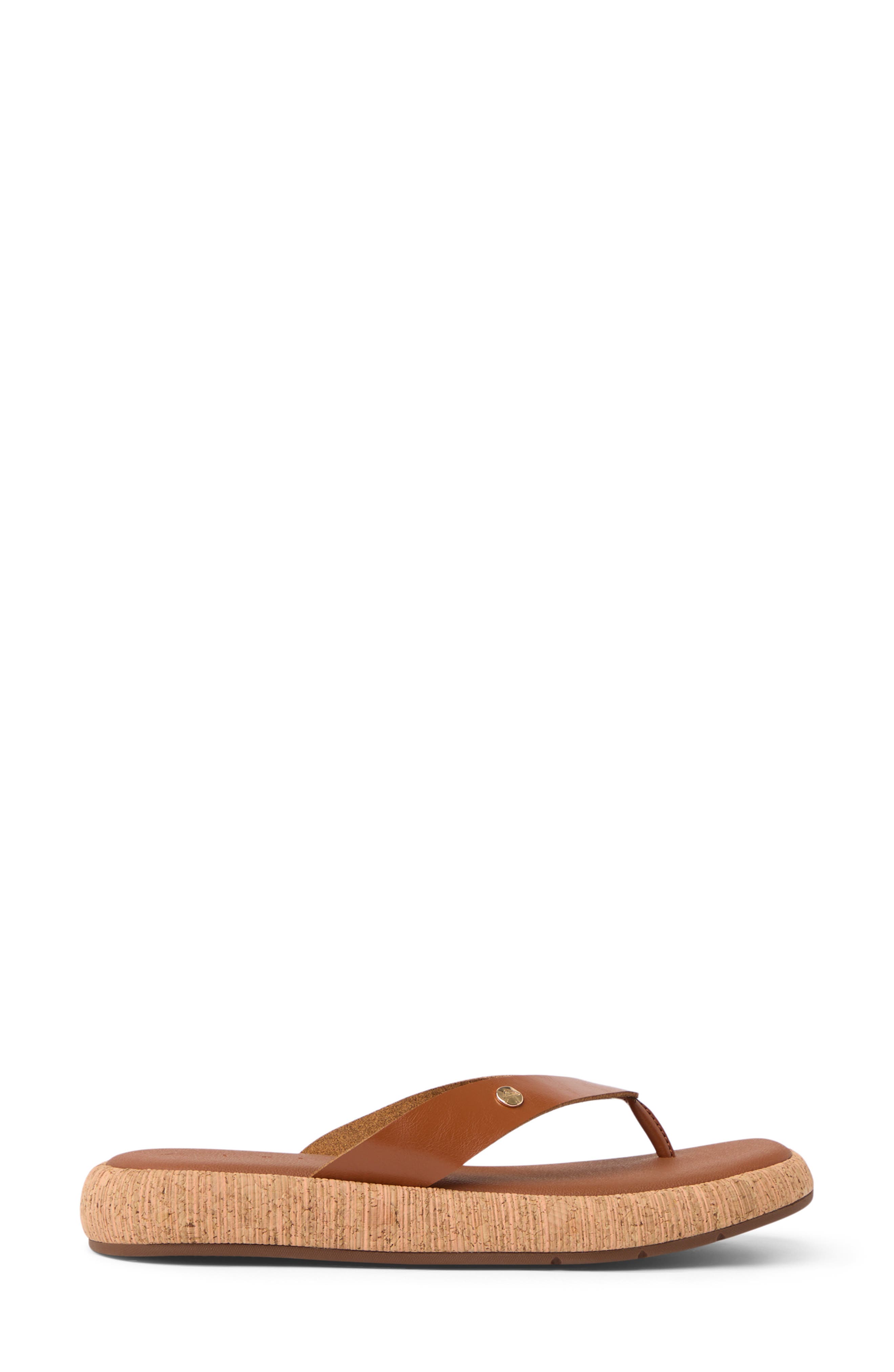 Sunset Low Maya Flip Flop, Alternate, color, BROWN/TAN