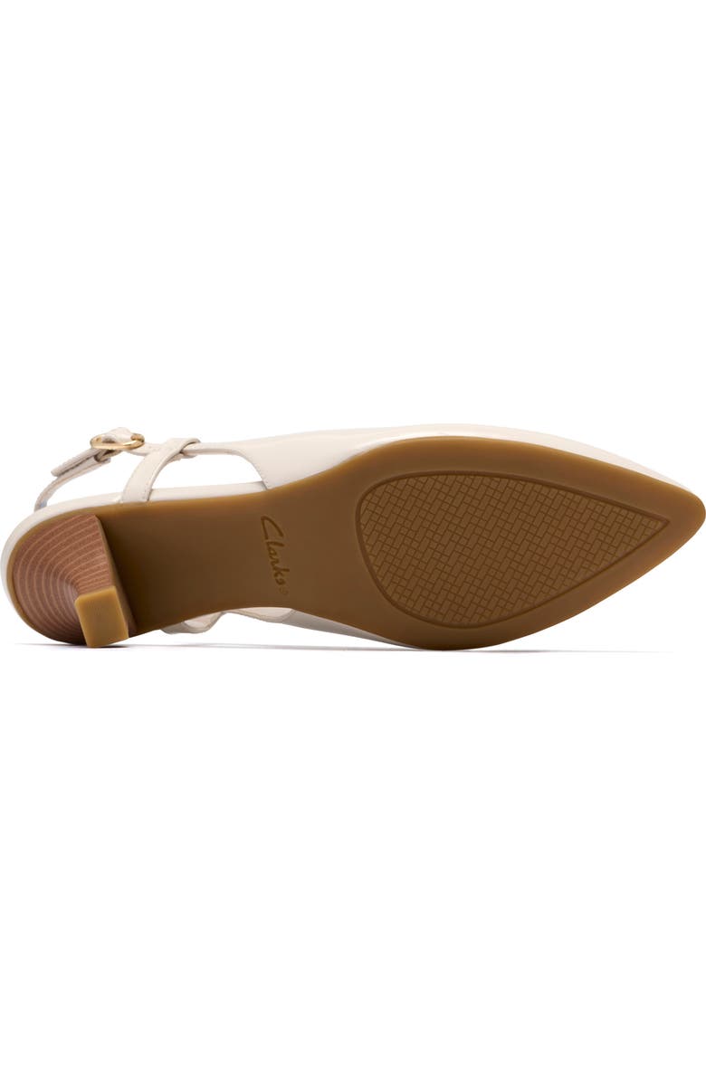 Clarks<sup>®</sup> Kepley Lane Slingback Pump - Wide Width Available, Alternate, color, Off White Leather