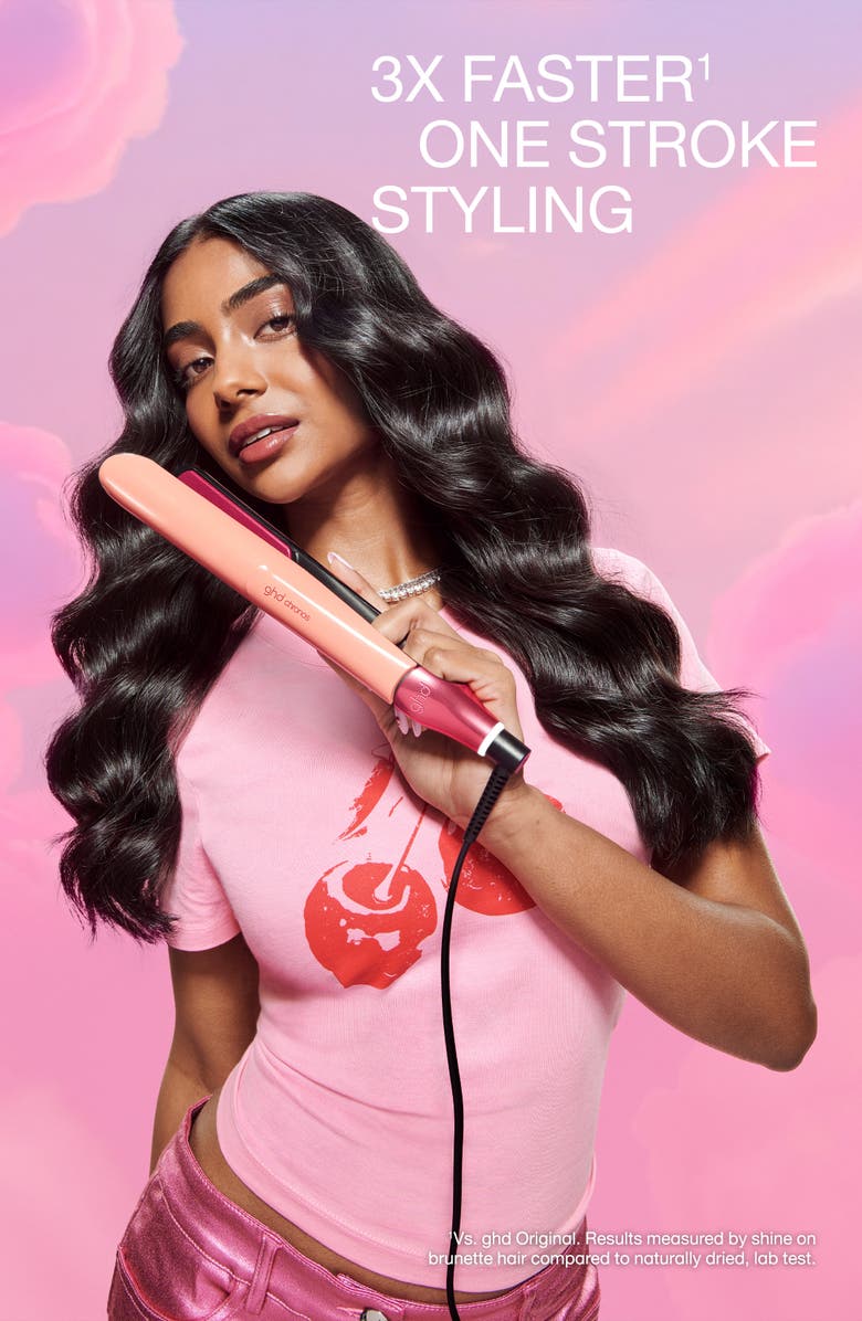 ghd Chronos Styler 1-Inch Flat Iron in Sun-Kissed Peach, Alternate, color, Peach