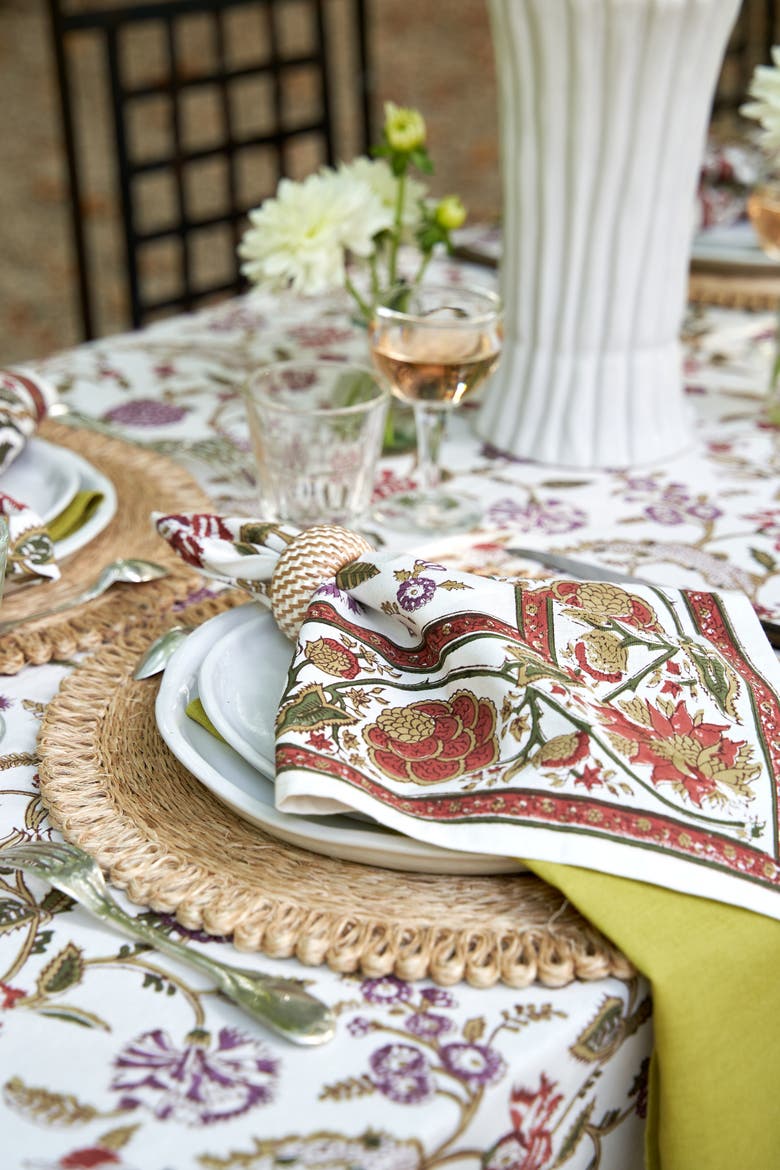 Louise Napkins - Set of 4, Alternate, color, Multicolor 20" x 20"