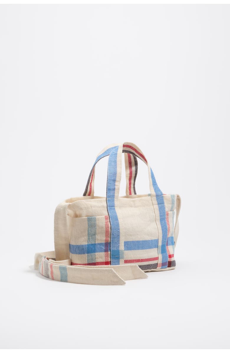 Bimba y Lola Mini Linen Crossbody Bag, Main, color,