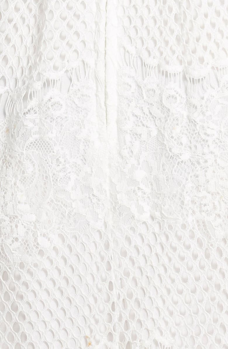 Trixxi Lace High-Neck Skater Dress, Alternate, color,