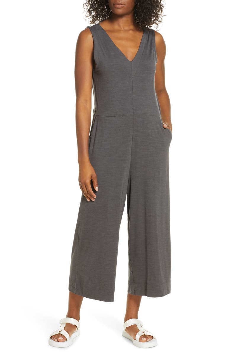 Icebreaker Hana Cool-Lite<sup>™</sup> Wide Leg Crop Jumpsuit, Main, color,